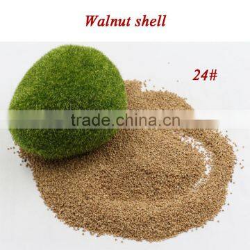 Natural material dry walnut shell grit for abrasive