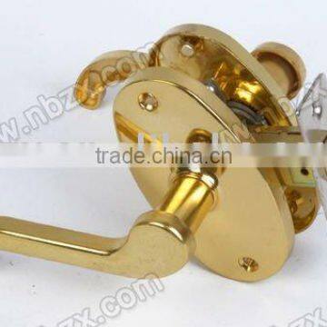 High Polished Gold Plated 257 Bathromm Door Lock