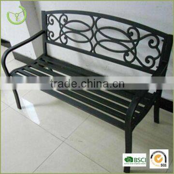 HL-B-15015 Steel garden bench for outdoor public use park bench cheap