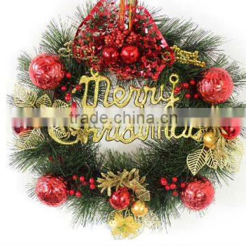 2013 New design wholesale indoor christmas wreaths H-48