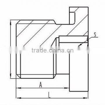 hydraulic/male female fitting/male thread adapter