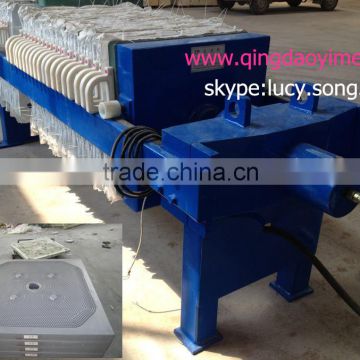 dewatering plate and frame filter press