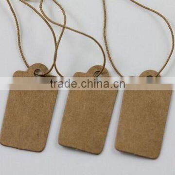30MM Blank Kraft Paper With Elastic String Jewelry Price Label Hang Tag (M-HT145)                        
                                                Quality Choice