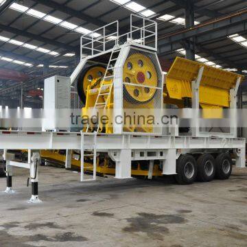 WT easy handling small mobile crusher