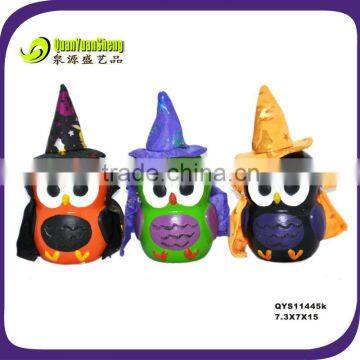 halloween decoration resin material lovely bird