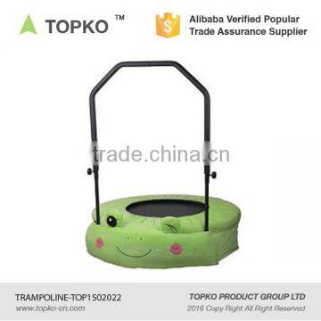 Alibaba Express Wholesale Custom Logo Indoor Foldable with T Bar Mini Trampoline