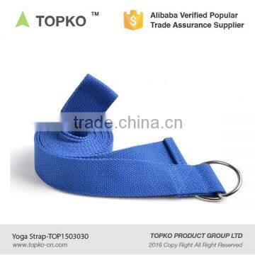 TOPKO Pilates Stretching Belt Flexibility Cotton Yoga Stretch Strap