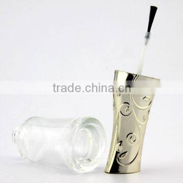 China supplier high quality empty glass bottle custom made nail polish bottle