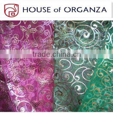 100% Nylon Bronzing Organza