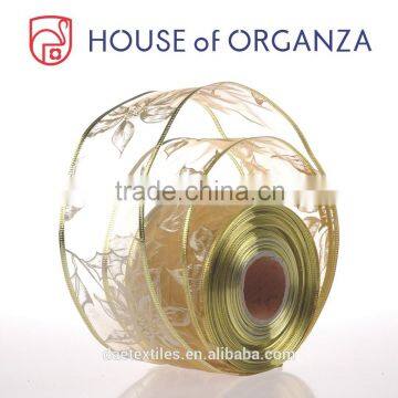 Gift Decorative Organza Wired Christmas Ribbons Quality Choice photo-5