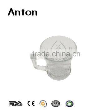 70ml 2016 Newest Style Glass Cup With Handle Machinemade Frost Cup Glass photo-4