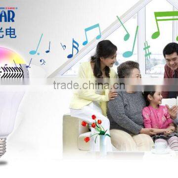 Portable 4.0 Speaker Smart LED Bulb Audio RGBW