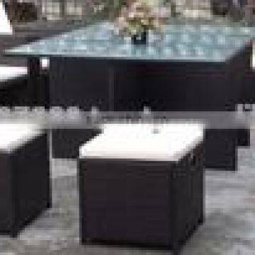PE Poly Rattan Outdoor / Garden Furniture - 10 seater