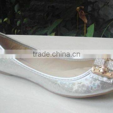 High quality sexy silver upper cheap durable shoes