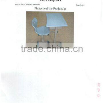 Manufacture Modern School Desk and Chair Set photo-6