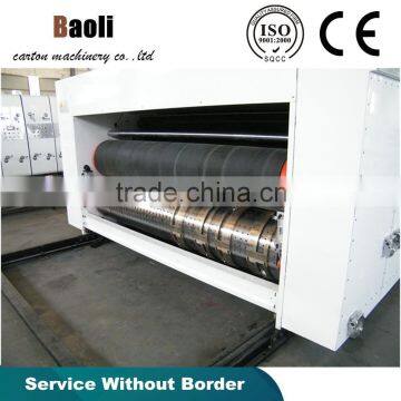 Factory directly sell semi-auto corrugated printing slotting die cutting machine