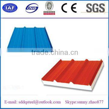 Excellent price and quality rock wool sandwich roofing panel