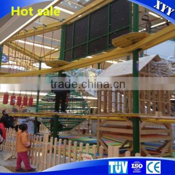 Adventure play equipment shopping mall indoor Ropes Course