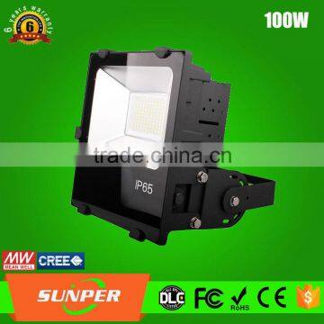 CE,RoHS,LVD,EMC Certification and Aluminum Alloy Lamp Body Material 100w led flood light