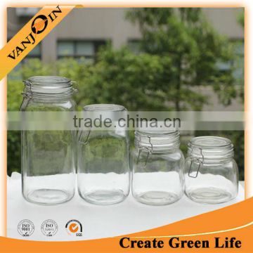 High Quality Square Glass Jar 1500ml