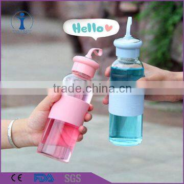 Hot Selling Product color drinking glass water bottle