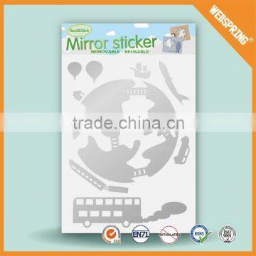 08-00012 Cheap items for sale small decorative 2015 plastic mirror sticker