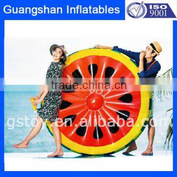 PVC inflatable watermelon beach air mattress