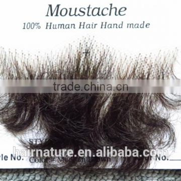 top quality 100% human hair beards and moustache