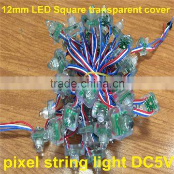 Transparent Cover Magenic Color 0.3w/pc 12mm Dc5v Led Pixel Light String Supplier's Choice photo-5
