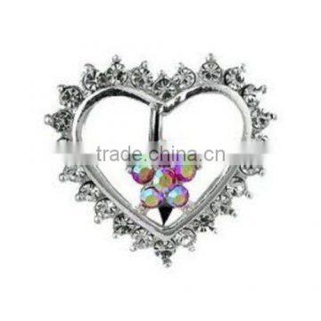 Belly Button Rings Heart Circle of Love Navel Ring