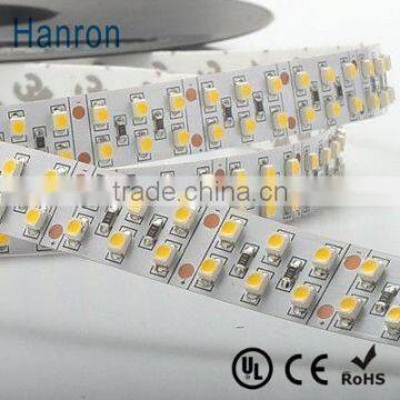 DC24V 240led/m double line 3528 flexible led strip light IP20 with 5 years warranty