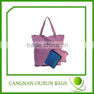 fashion foldable oxford cheap reusable shopping bags wholesale