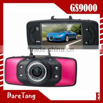 2.7 inch 170 wide angle 4x digital zoom 1920x1080p full hd car rear view camera, with GPS and G-sensor