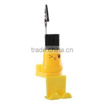 plastic keyboard brush with phone holder note clamp