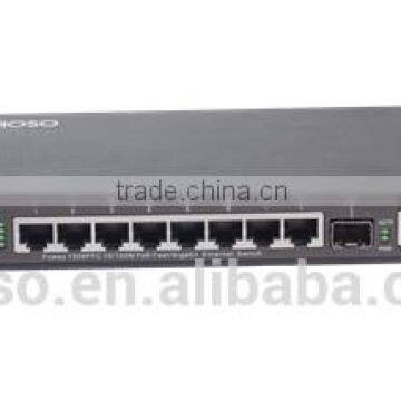 100/1000Mbps Managed 8 Ports PoE Switch for Security System                        
                                                Quality Choice