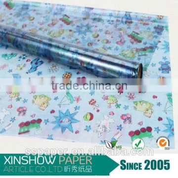 custom printed cello roll transparent front projection film