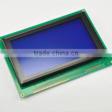 blue screen 240x128 monochrome lcd graphic module