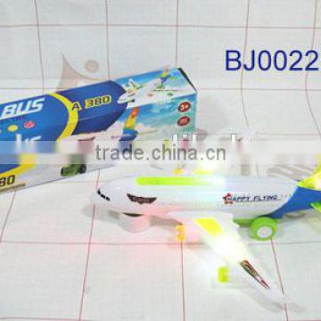 Popular kid toy battery operated airbus A380 passenger plane model