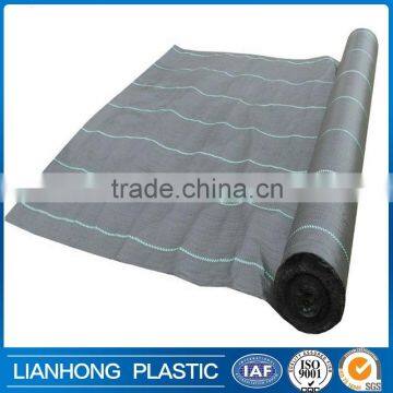 Plastic Black Polypropylene Weed Control Mat Barrier, China 100% Polypropylene Woven Ground Cover , 5 m X 1000m weed fabric