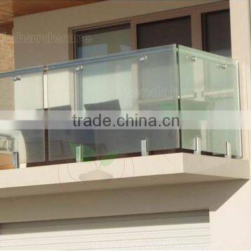 core drill spigot glass railing for balcony or pool frameless glass balustrade glass railing