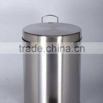 5L ROUND STAINLESS STEEL TRASH BIN