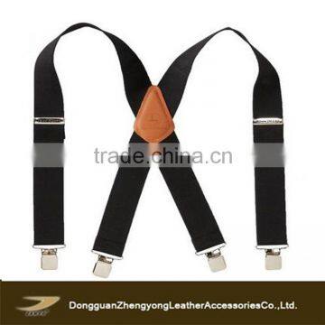 wholesale fashion custom mens suspenders, elastic fabric for suspenders,