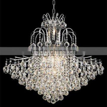 Hotel Decorative Antique Crystal Industrial Pendant Lamp Lighting