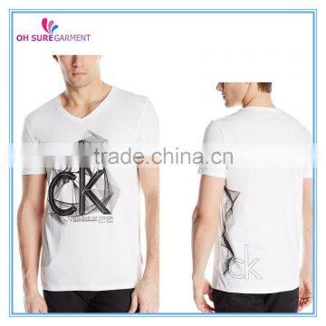 100% cotton wholesale mens t shirt with printing