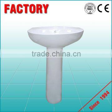 Main hand wash basin sales well ceramic basin durable pedestal art basin