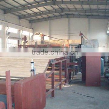 Spray bonded polyester nonwoven production line