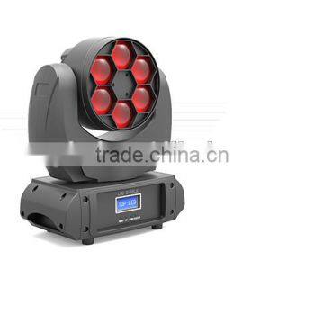 CE&RoHs Certificate 6x 10W 4 in 1 RGBW LED Zoom Moving Head Light