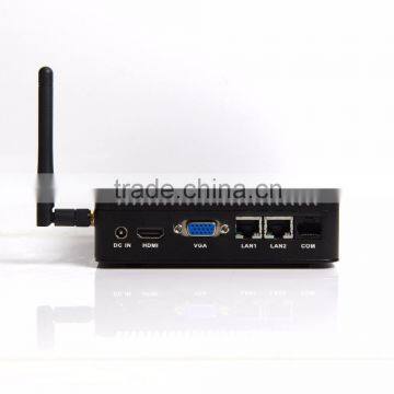Wholesale Mini PC Dual NIC Quad Core Celeron J1900 Mini PC 2 LAN Port With WiFi&Bluetoth 3.0 USB 3.0 photo-4