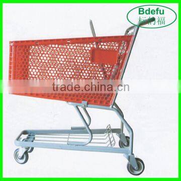 Plastic Shopping Basket Suppermarket Hand Trolley