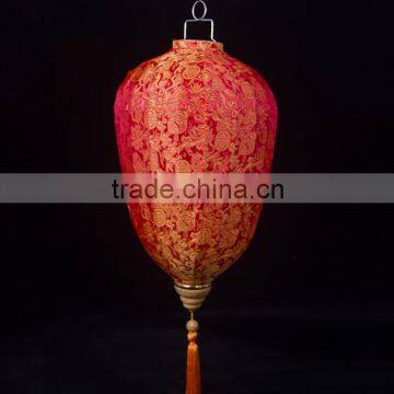 Wax gourd chinese fabric lantern antique silk lanterns